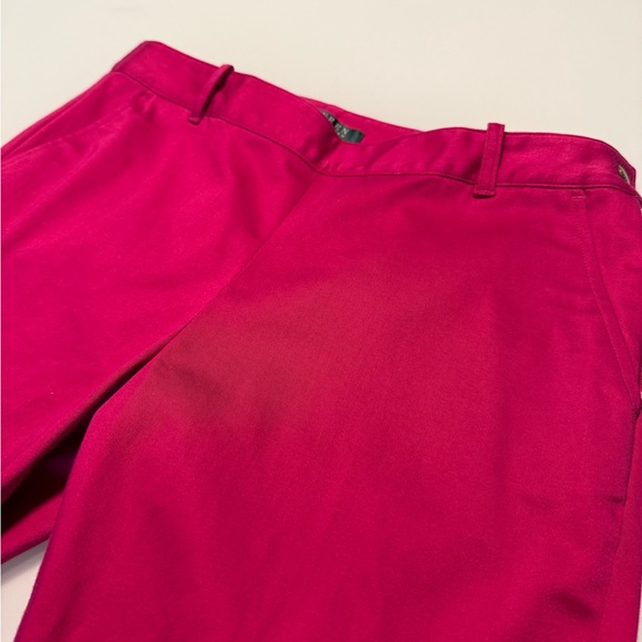 🩷 Lauren by Ralph Lauren Vibrant Hot Pink Women’s Pants Size 4 - Picture 5 of 11